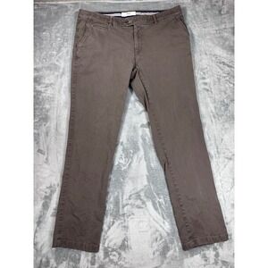 Brax Feel Good Mens Style Everest Chinos Brown Grey Taupe Pants 36R 36/34